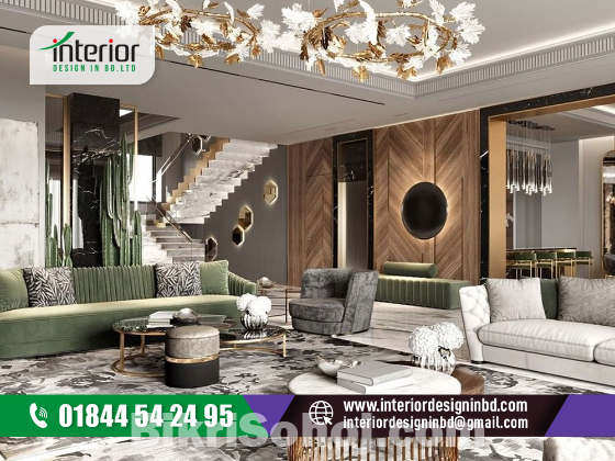 Drawing room interior design Bangladesh